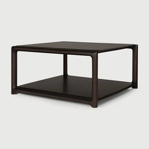 Ethnicraft – Eda – Table Basse Eda – Acajou rose brown - 80 x 80 x 40 cm