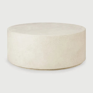 Ethnicraft – Elements – Table Basse Elements – Microciment - 60 x 60 x 37 cm - Rond