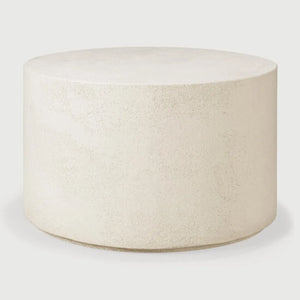 Ethnicraft – Elements – Table Basse Elements – Microciment - 60 x 60 x 37 cm - Rond