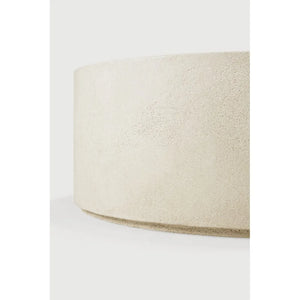 Ethnicraft – Elements – Table Basse Elements – Microciment - 80 x 80 x 32 cm - Rond - 31.5 x 31.5 x 12.5