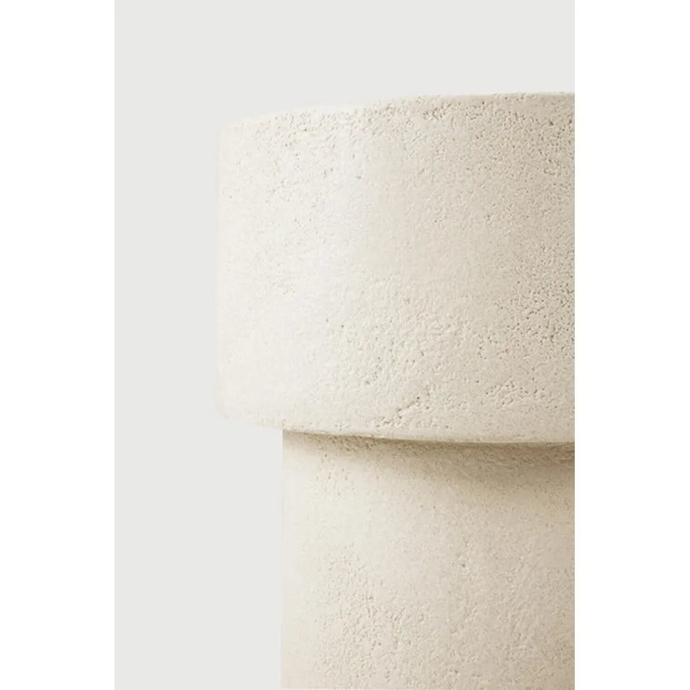 Ethnicraft – Elements – Table D Appoint Elements – Microciment - 41 x 41 x 47 cm - Forme champignon