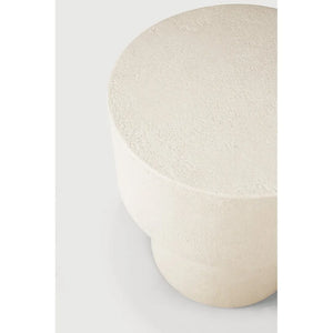 Ethnicraft – Elements – Table D Appoint Elements – Microciment - 41 x 41 x 47 cm - Forme champignon