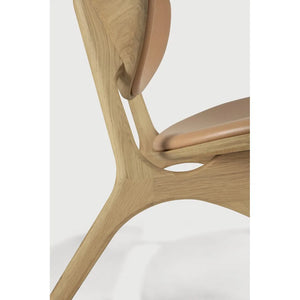 Ethnicraft – Eye – Fauteuil Eye – Chêne - Cuir de couleur Sienna