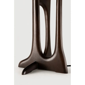 Ethnicraft – Flow – Lampadaire Flow – Acajou rose brown - Table lamp