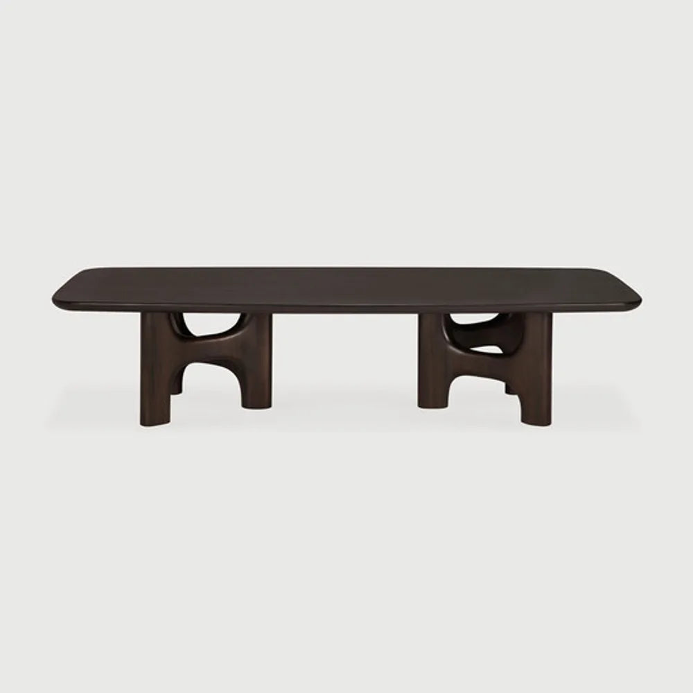 Ethnicraft – Flow – Table Basse Flow – Acajou rose brown