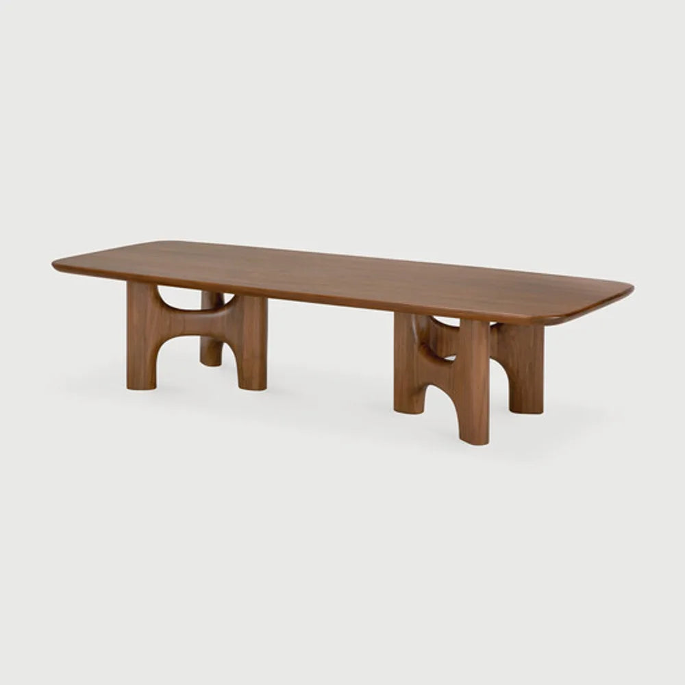 Ethnicraft – Flow – Table Basse Flow – Teck wild brown