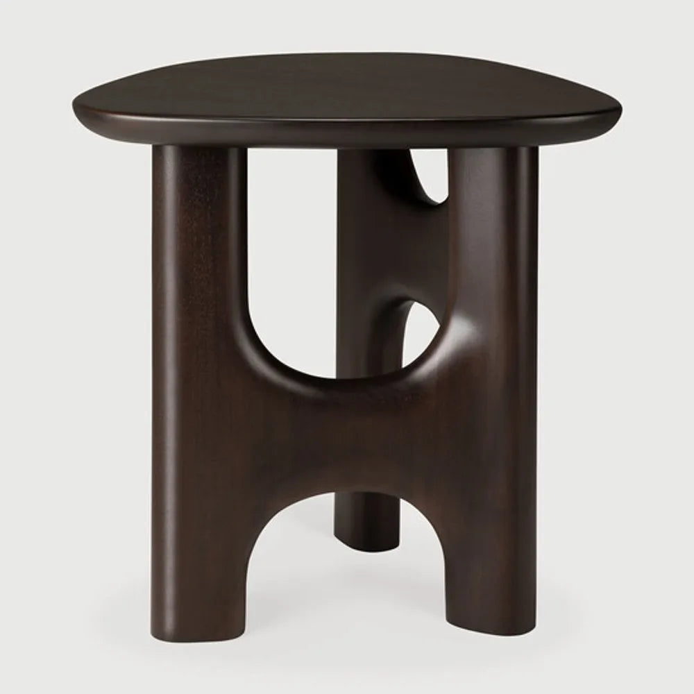 Ethnicraft – Flow – Table D Appoint Flow – Acajou rose brown
