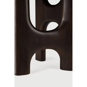 Ethnicraft – Flow – Table D Appoint Flow – Acajou rose brown