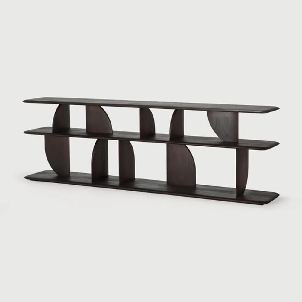 Ethnicraft – Geometric – Console De Canape Geometric – Teck brun foncé