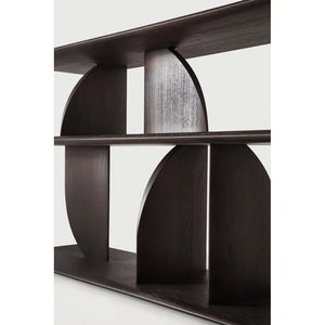 Ethnicraft – Geometric – Console De Canape Geometric – Teck brun foncé