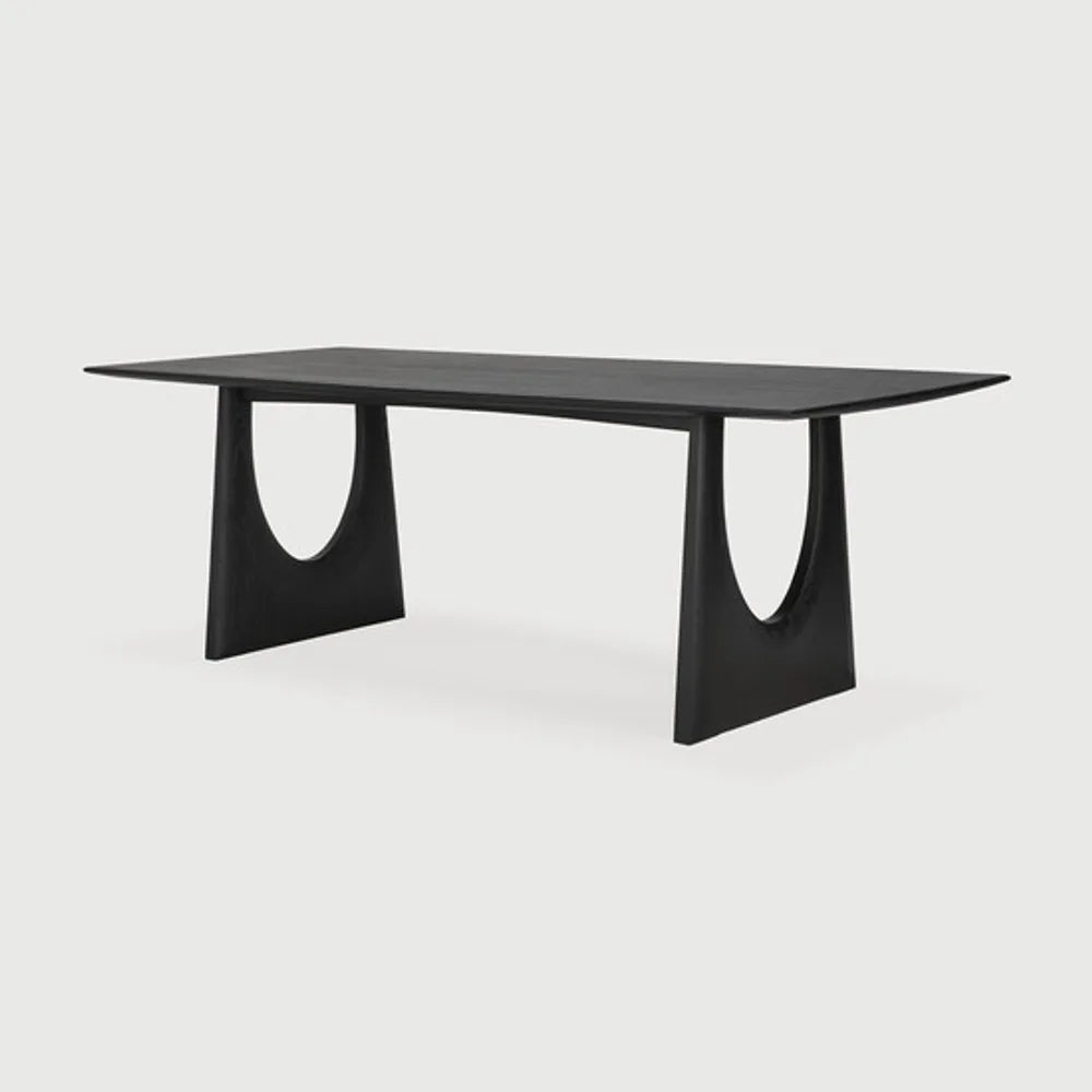 Ethnicraft – Geometric – Table Geometric – Chêne noir - 220 cm