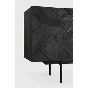 Ethnicraft – Graphic – Buffet Graphic – Teck noir - 224 cm