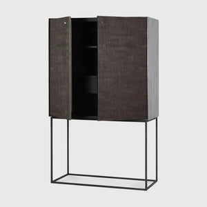 Ethnicraft – Grooves – Armoire Grooves – Teck noir clair