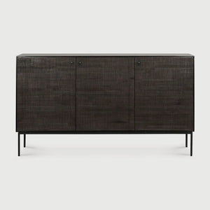 Ethnicraft – Grooves – Buffet Grooves – Teck noir clair - 152 cm