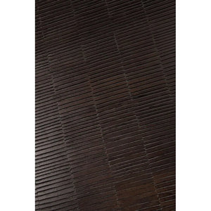 Ethnicraft – Grooves – Table Basse Grooves – Teck off black - 140 x 110 cm