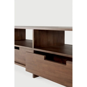 Ethnicraft – Kabuki – Meuble Tv Kabuki – Teck brun
