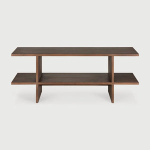 Ethnicraft – Kabuki – Table D'Appoint Kabuki – Teck brun