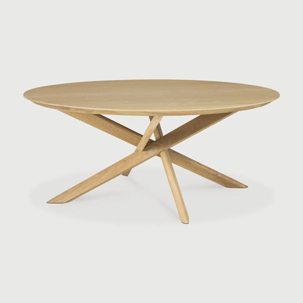 Ethnicraft – Mikado – Table Basse Mikado – Chêne - Rond