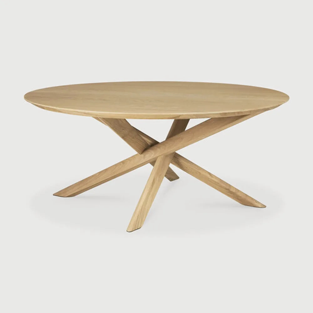 Ethnicraft – Mikado – Table Basse Mikado – Chêne - Rond