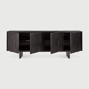 Ethnicraft – Mosaic – Buffet Mosaic – Teck noir clair - 227 cm