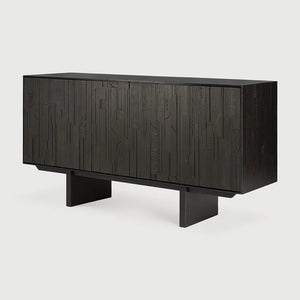 Ethnicraft – Mosaic – Buffet Mosaic – Teck noir clair - 170 cm