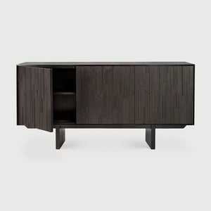 Ethnicraft – Mosaic – Buffet Mosaic – Teck noir clair - 170 cm