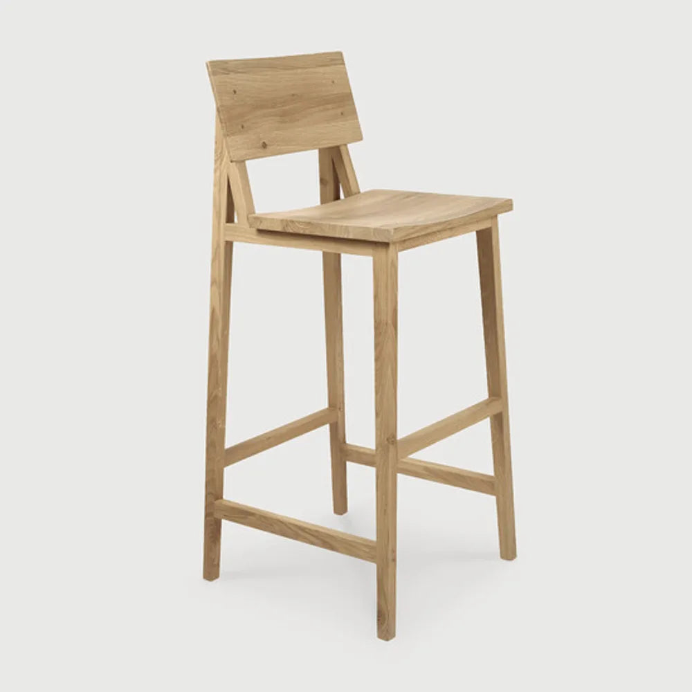 Ethnicraft – N – Tabouret De Bar N4 – Default