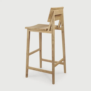 Ethnicraft – N – Tabouret De Bar N4 – Default