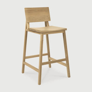 Ethnicraft – N – Tabouret De Cuisine N3 – Chêne