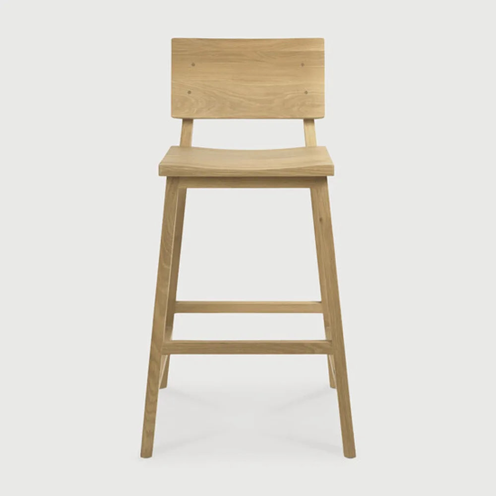 Ethnicraft – N – Tabouret De Cuisine N3 – Chêne