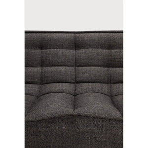 Ethnicraft – N701 – Canape N701 – 2 personnes - Dark Grey – tissu standard