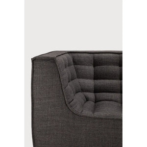Ethnicraft – N701 – Canape N701 – 2 personnes - Dark Grey – tissu standard