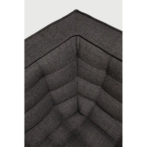 Ethnicraft – N701 – Canape N701 – 2 personnes - Dark Grey – tissu standard
