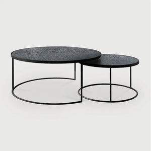 Ethnicraft – Nesting – Table Basse Gigogne Nesting – Charcoal