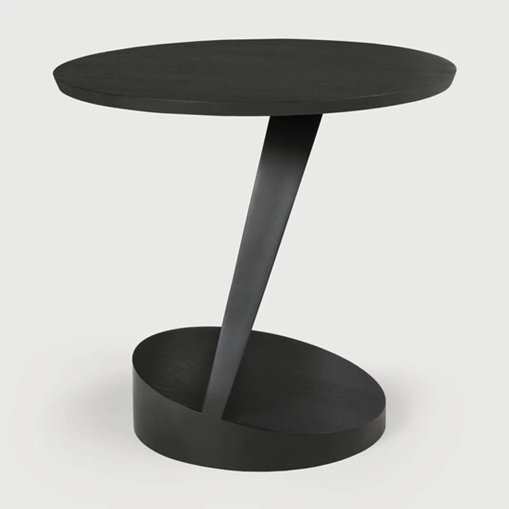 Ethnicraft – Oblic – Table D'Appoint Oblic – Teck noir