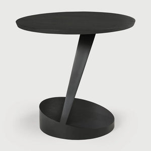 Ethnicraft – Oblic – Table D'Appoint Oblic – Teck noir
