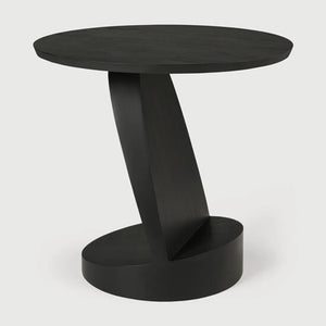Ethnicraft – Oblic – Table D'Appoint Oblic – Teck noir