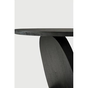 Ethnicraft – Oblic – Table D'Appoint Oblic – Teck noir