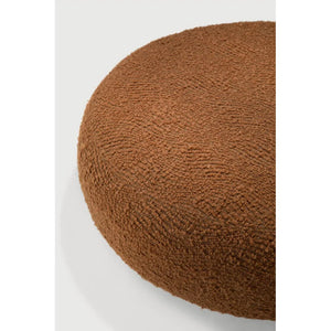 Ethnicraft – Orb – Pouf Orb – Tissu Cinnamon