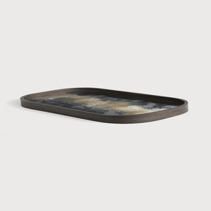 Ethnicraft – Organics – Vide Poches Organic – Black - 53 x 31 cm (XL) - Rectangulaire