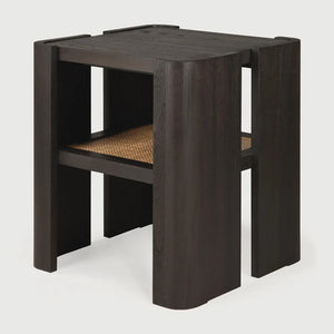 Ethnicraft – Panel – Table D'Appoint Panel – Teck brun foncé