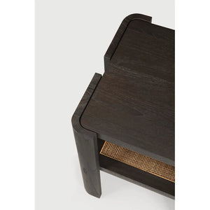 Ethnicraft – Panel – Table D'Appoint Panel – Teck brun foncé