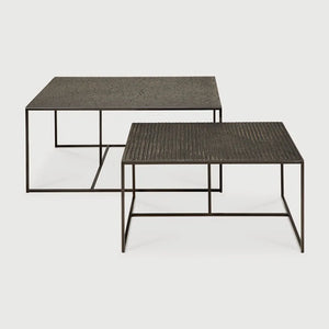 Ethnicraft – Pentagon – Table Basse Gigogne Pentagon – Whisky