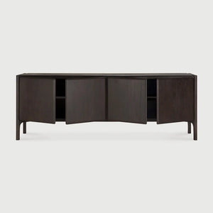 Ethnicraft – PI – Buffet Pi – Teck brun foncé - 230 x 45 x 83 cm