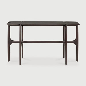 Ethnicraft – PI – Console Pi – Teck brun foncé - 140 x 42 x 78 cm