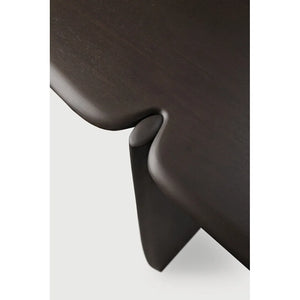 Ethnicraft – PI – Console Pi – Acajou brun foncé - 130 x 40 x 75 cm