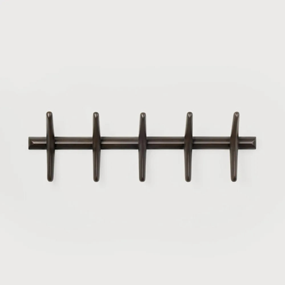 Ethnicraft – PI – Patere Murale Pi – Acajou brun foncé