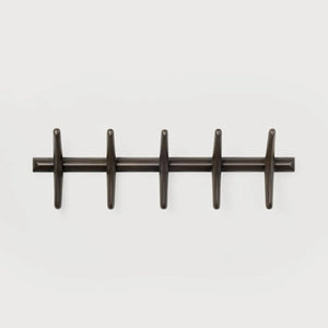 Ethnicraft – PI – Patere Murale Pi – Acajou brun foncé