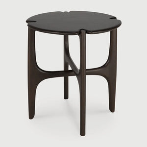 Ethnicraft – PI – Table D Appoint Pi – Acajou brun foncé - 47 x 47 x 50 cm