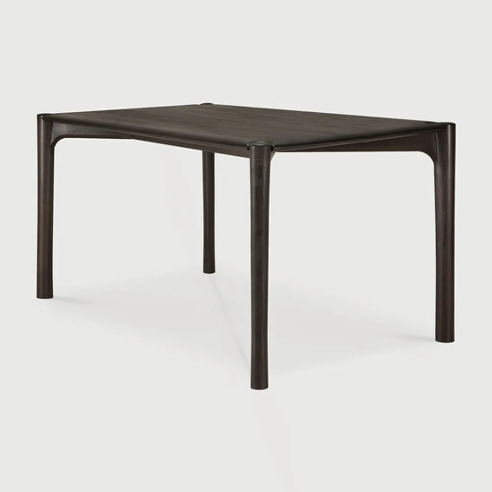 Ethnicraft – PI – Table Pi – Teck brun foncé - 140 cm